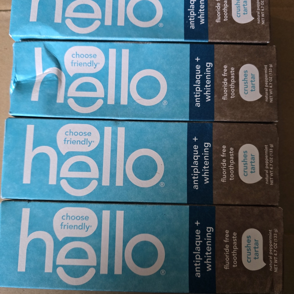 Antiplaque Whitening Toothpaste - Blue and Brown